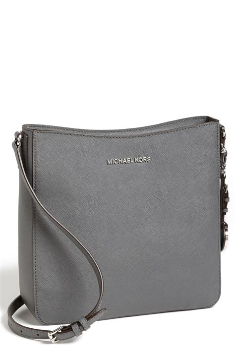 michael kors gray crossbody.